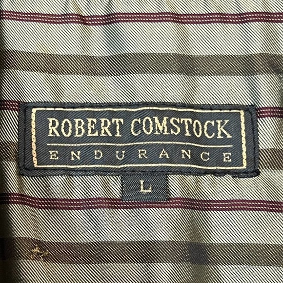 Black Leather Jacket Coat Large - Picture 6 of 12